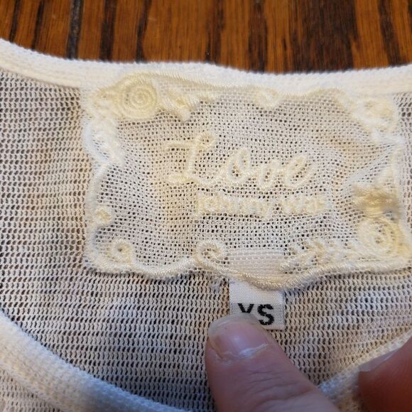Johnny Was Abby mesh embroidered tee size XS - Picture 4 of 4